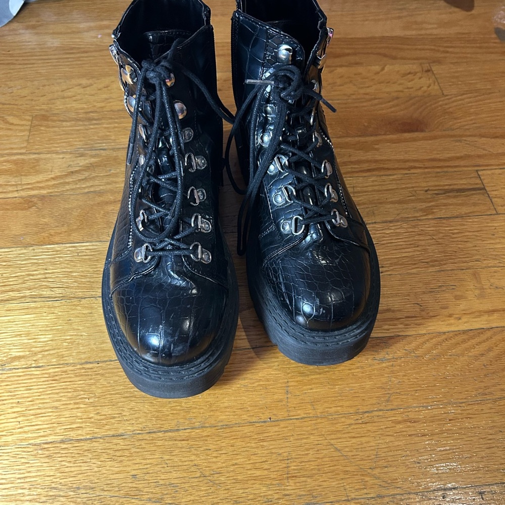 ASOS Grunge Chain Boots